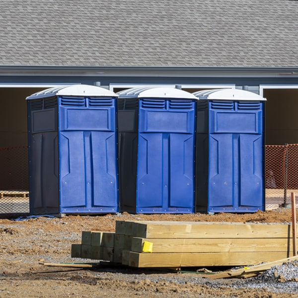 do you offer hand sanitizer dispensers inside the porta potties in Aplington Iowa